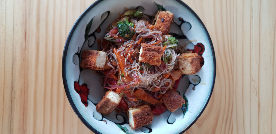 Thai Stir Fry with Extra Crispy Tofu